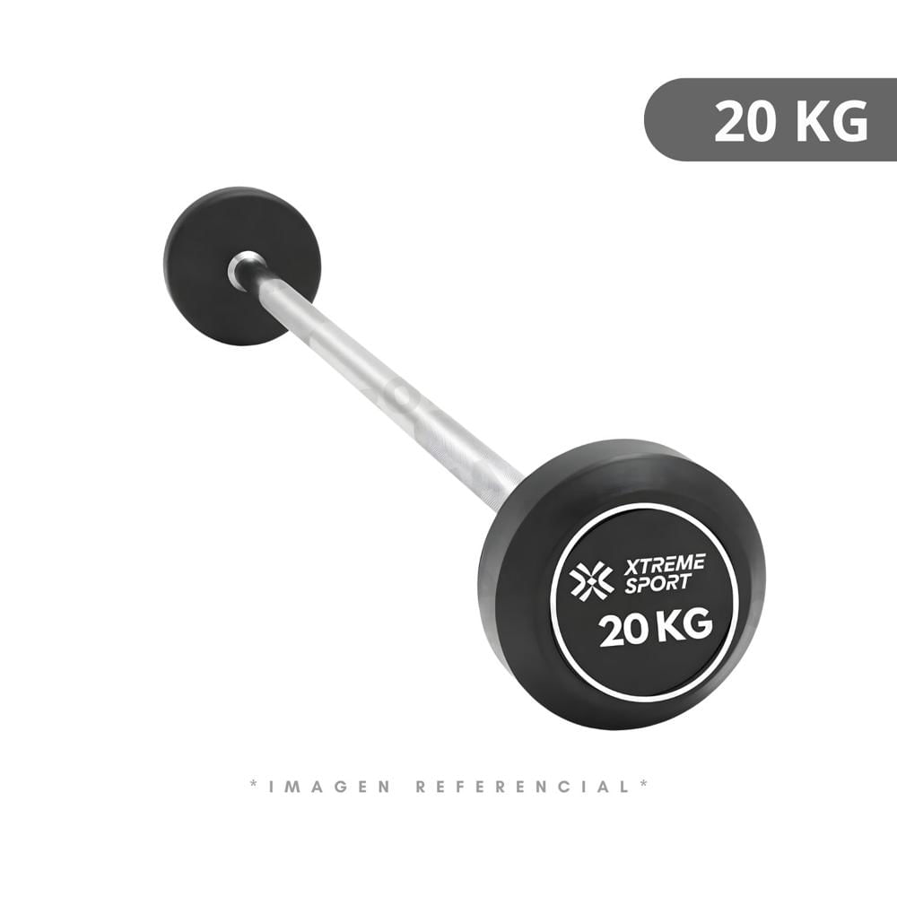 BARRA RECTA CON PESO FIJO DE 20 KG