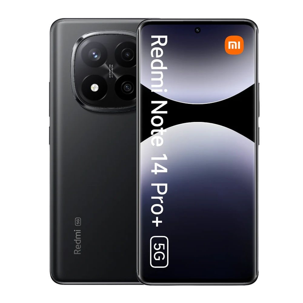 Celular Xiaomi Redmi Note 14 Pro Plus 5G Negro Uso Diario