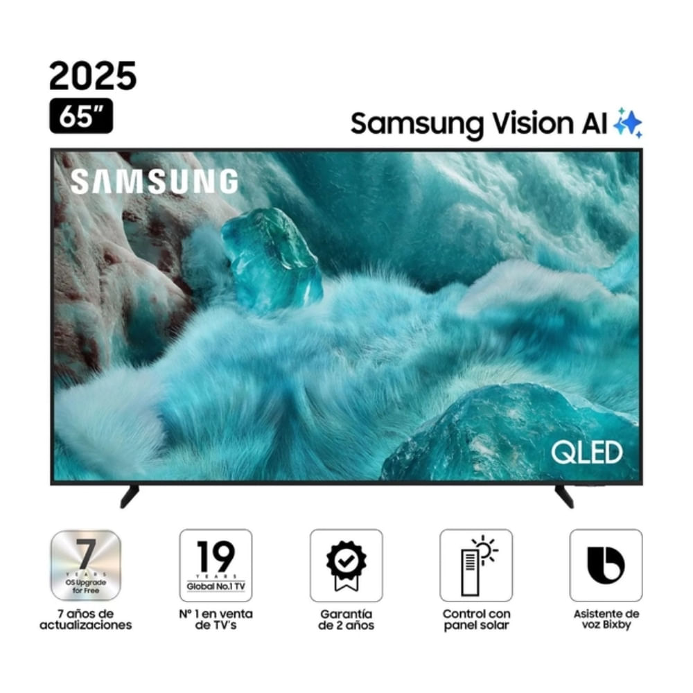 TELEVISOR SAMSUNG 65' QLED SMART UHD 4K VISION AI QN65Q7FAAG
