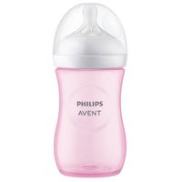 Biberon Natural 3.0 AVENT 9oz Pink 1pieza