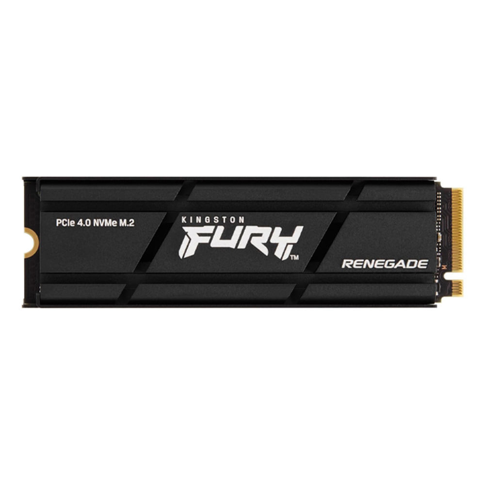 DISCO SSD Kingston Fury Renegade 500GB NVMe PCIe 4.0 M.2 2280 Gaming