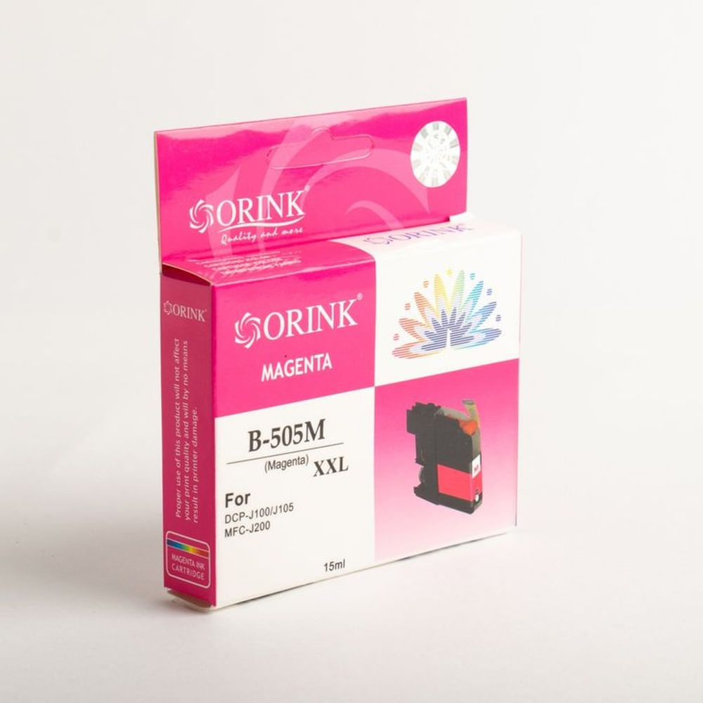 Cartucho de tinta Compatible CB 505 Rojo Magenta 15 ml