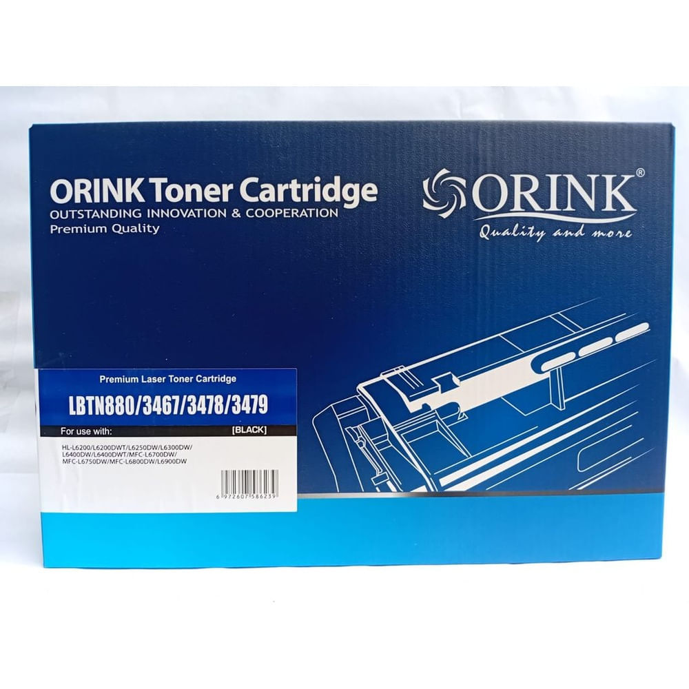 Tóner Compatible Orink BTN 880 TN-3437 TN-3478 TN-3479 para Brother Alto Rendimiento
