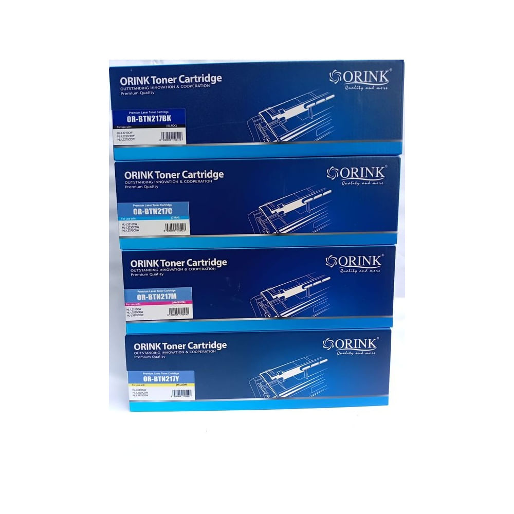 Tóner Compatible Orink BTN 217 YE para Brother Alto Rendimiento