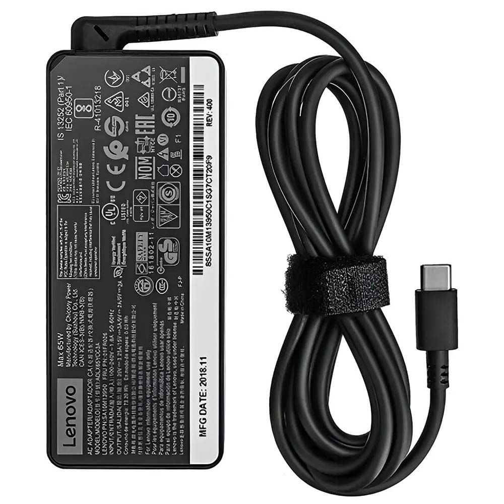 CARGADOR LENOVO TIPO C 20V 3.25A  65W