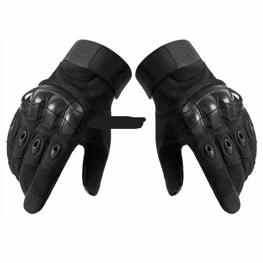 GUANTES PARA MOTO TACTICOS MILITAR NEGRO TALLA L