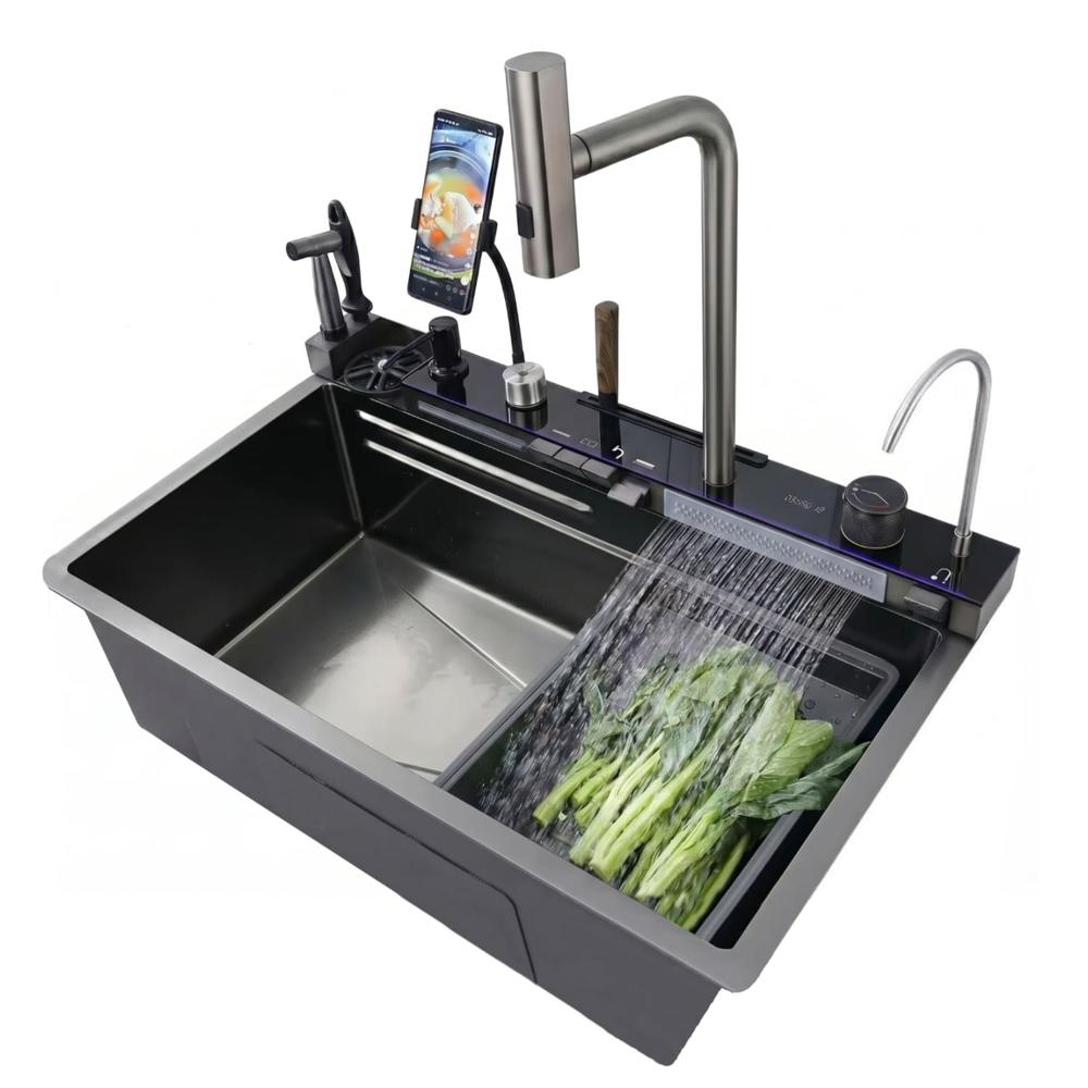 Lavadero Multifuncional De Cocina Acero Inoxidable Pro