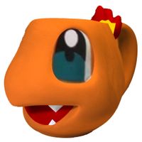 Mug 3D POKEMON Dolomite Charmander 14Oz
