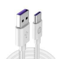Cable Cargador HP USB 2.0 A a USB-C 1 MT Blanco DHC-TC100-1M