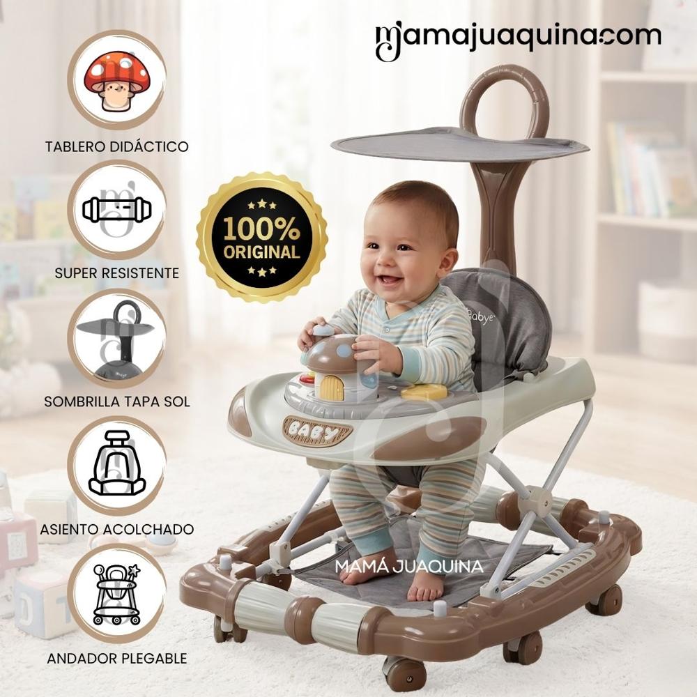 Andador con Tablero Didáctico DONO Edición Limitada Beige