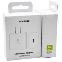 Adaptador Samsung 60W para S26 Ultra Blanco