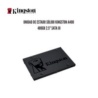 UNIDAD DE ESTADO SOLIDO KINGSTON A400 480GB 2.5 SATA III