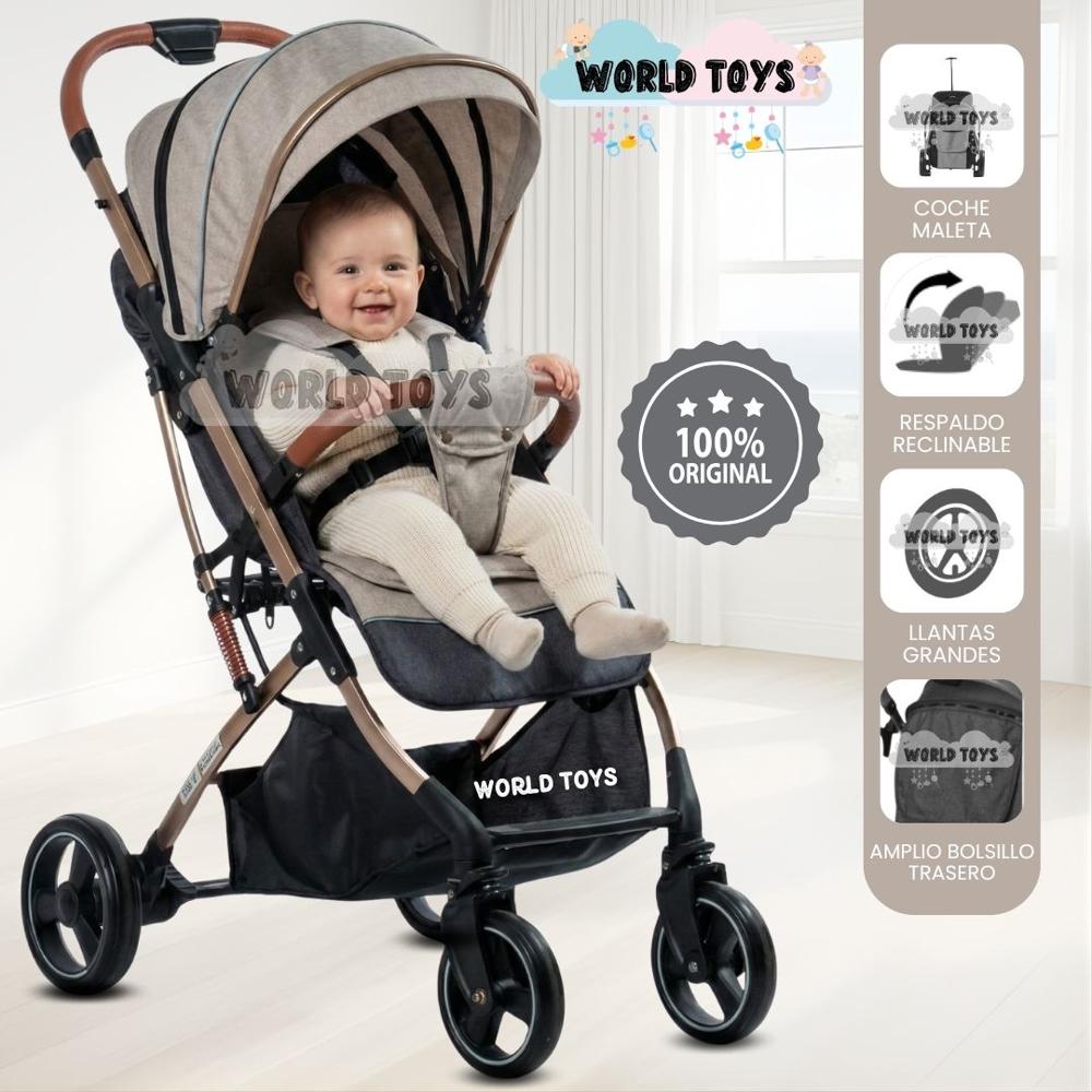 Coche De Paseo Maleta SUNNY GOLD Edición Limitada Beige light