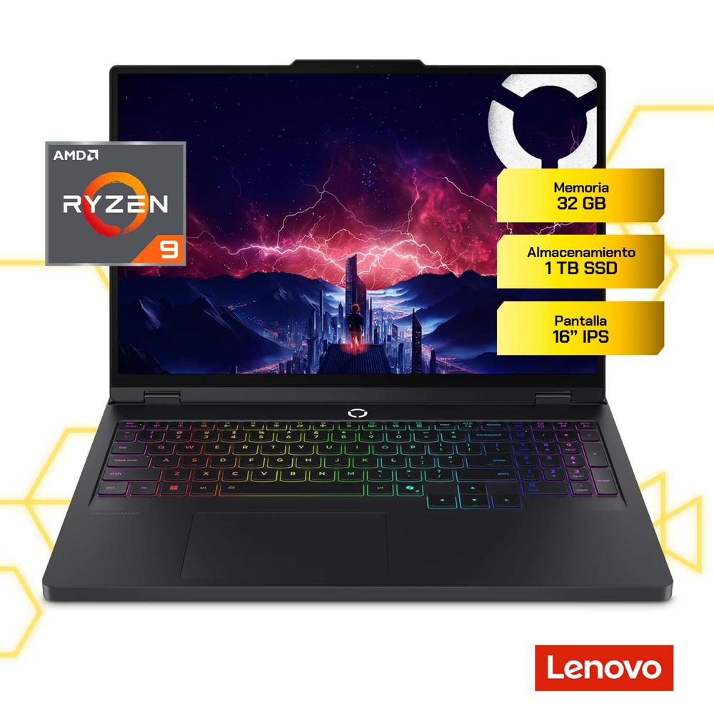 Laptop Lenovo Legion Pro 5 Ryzen 9 RTX 5060 32GB 1TB SSD 16 WQXGA 240Hz