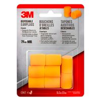 Protector para Oídos 3M 90580H4 Tipo Tapón Deshechable x4