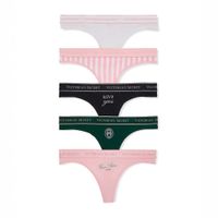 CALZON HILO PACK 5 VICTORIAS SECRET MONOGRAFIADO CON DISEÑO