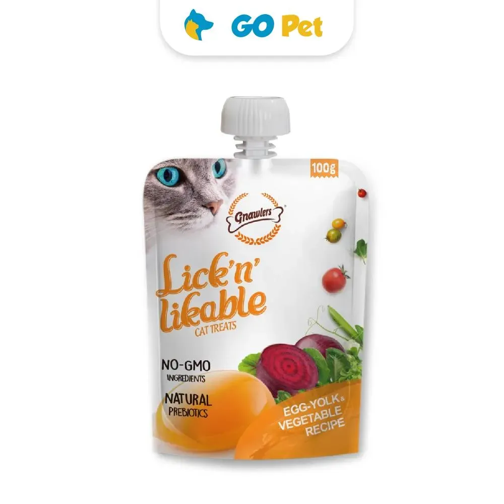 Gnawlers Lick N Likable Yema & Vegetales 100 Gr