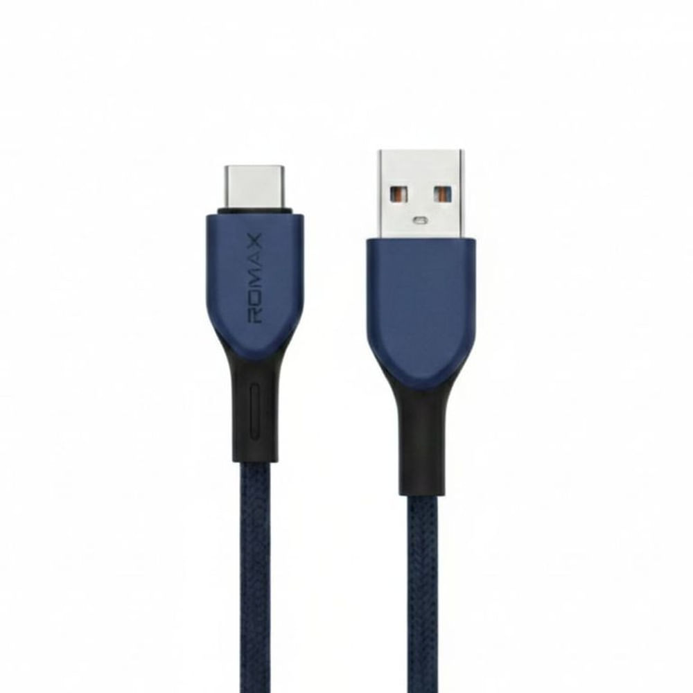 CABLE 6A TIPO USB-A A USB-C 66W 1 MTS-AZUL