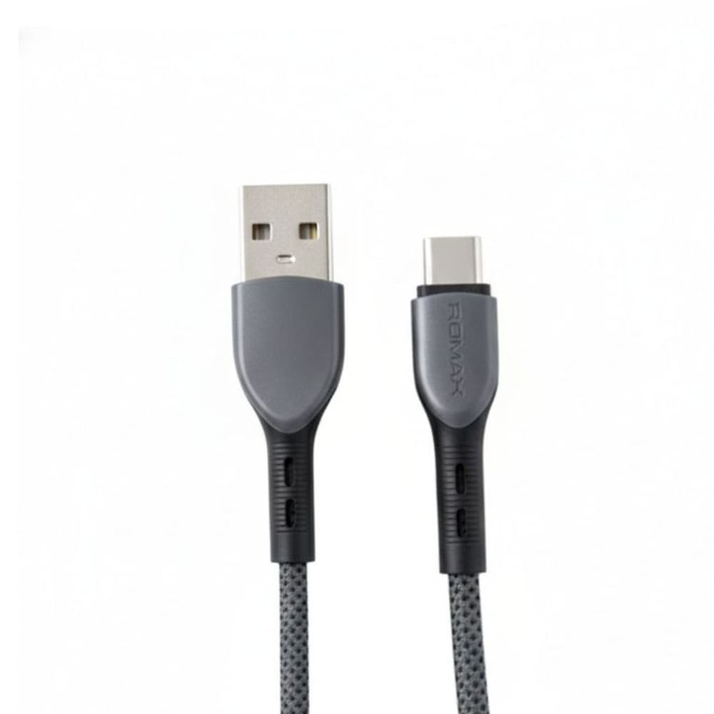 CABLE 6A TIPO USB-A  A USB-C 66W 1 MTS-GRIS