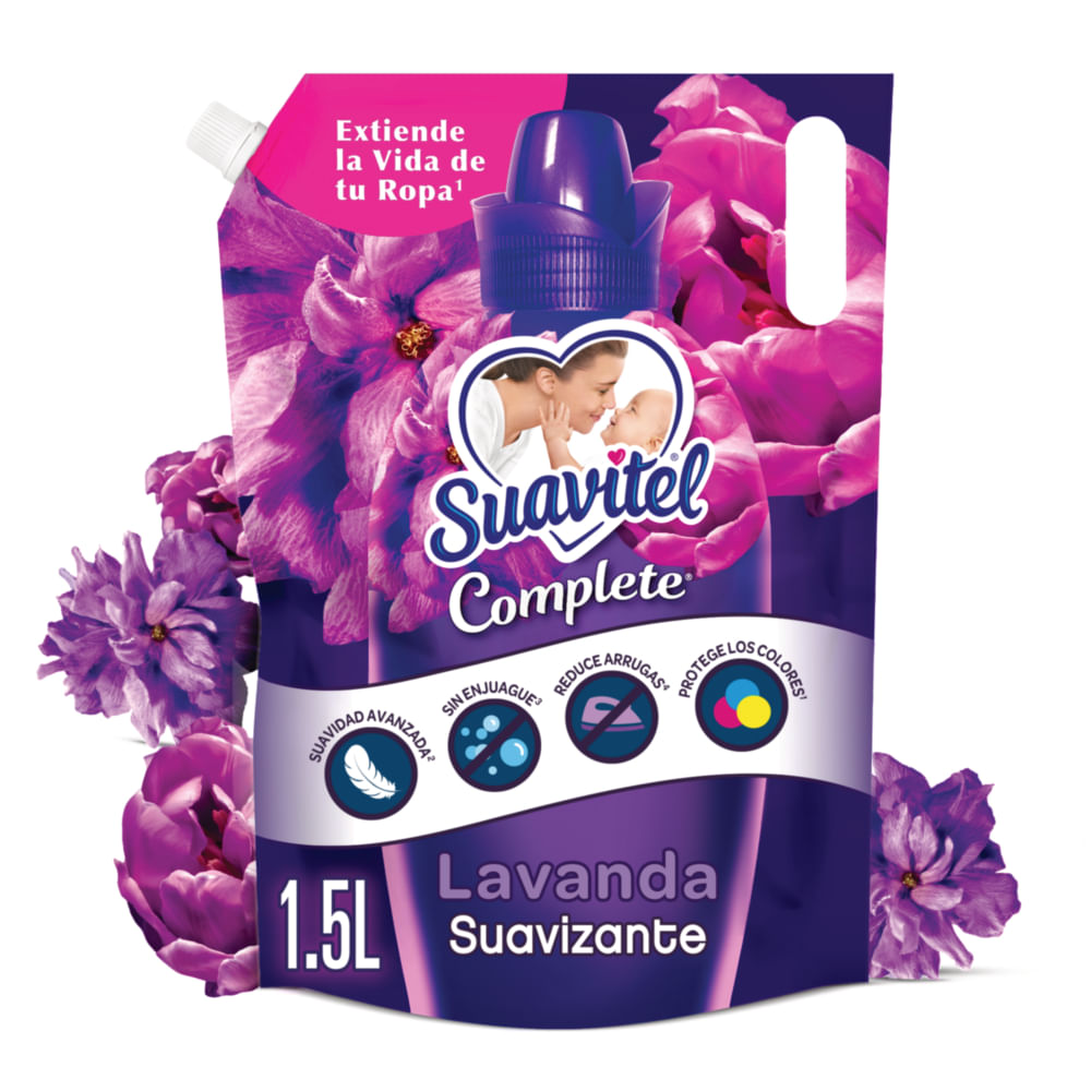 Suavizante SUAVITEL Complete Lavanda Doypack 1.5L