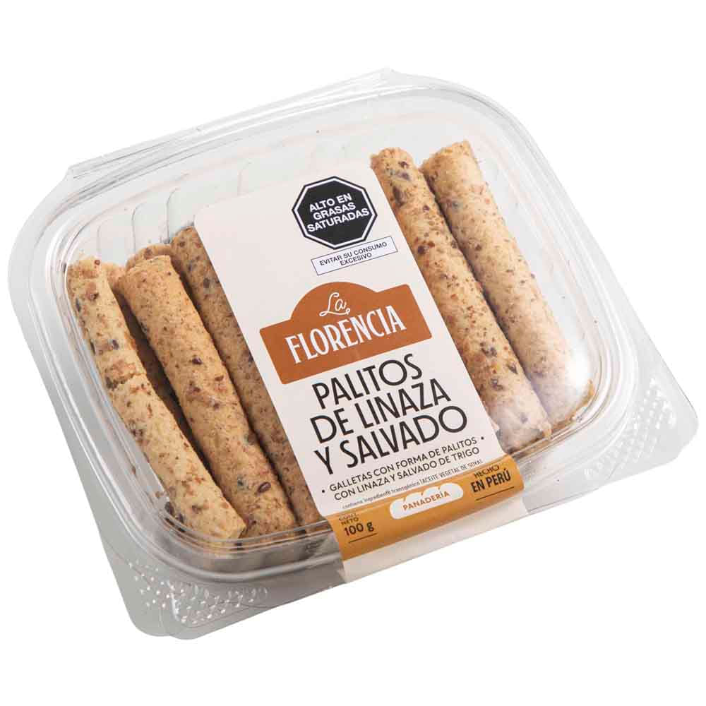 Palitos de Linaza LA FLORENCIA Bandeja 100g