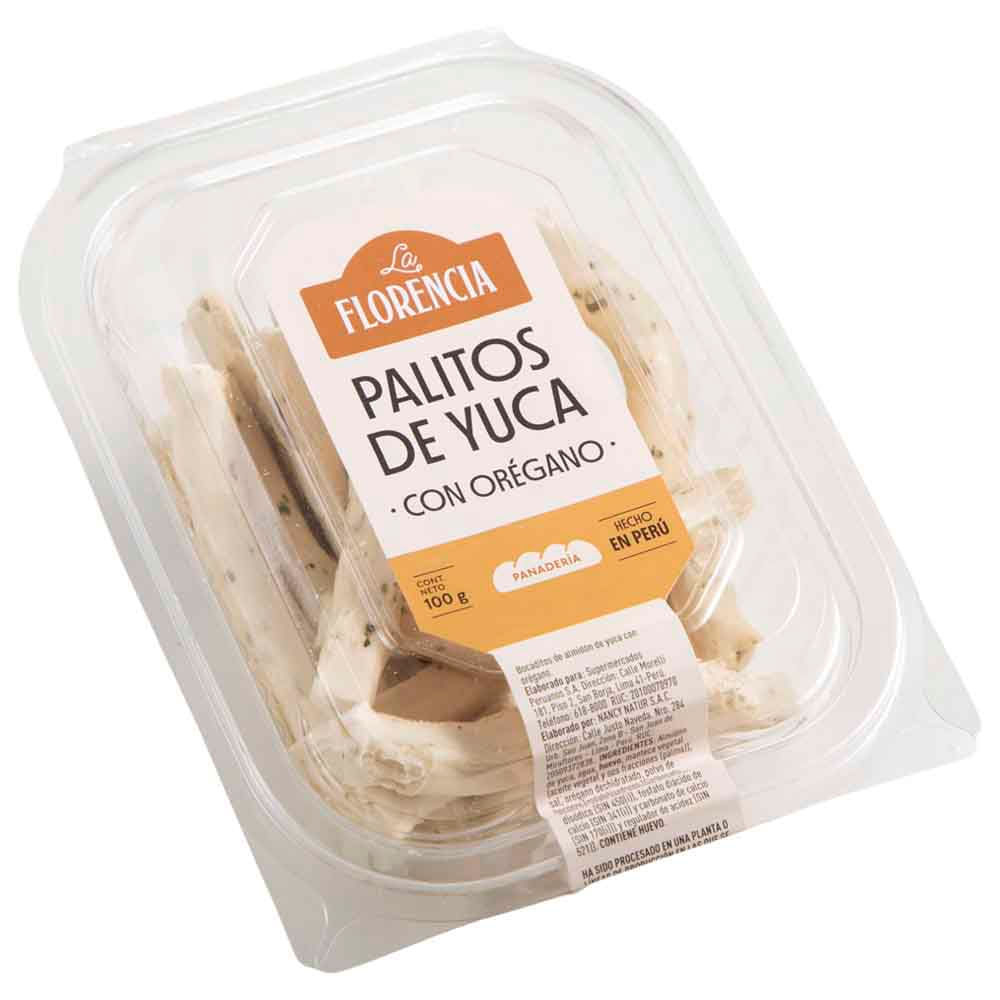Palitos de Yuca con Orégano LA FLORENCIA Bandeja 100g
