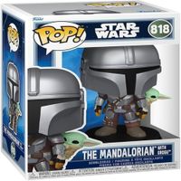 Funko Pop The Mandalorian With Grogu 818 Star Wars