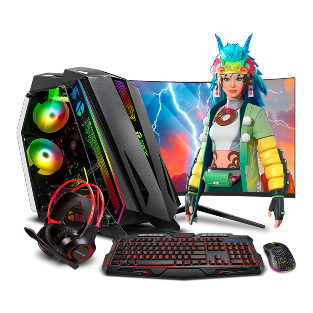 COMPUTADORA GAMER HAKU RGB RYZEN 7 5700G 8GB 500GB 24 VA MI PC LISTA MIPCLISTA