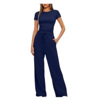 CONJUNTO MUJER VISCOSA COLOR AZUL MARINO
