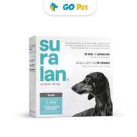 Suralan Small (5 a 10 Kg) x 1 Tab - Antipulgas y Antiparasitario para Perros