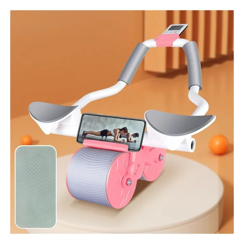 Rueda Para Ejercicios Abdomen y Gluteos Rosado Rosado