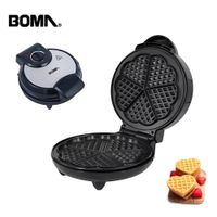 Máquina Eléctrica Para Hacer Waffles Con Forma De Corazón - Boma