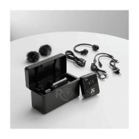 Micrófono Solapero Inalámbrico DUAL 4 en 1, Modelo SX63
