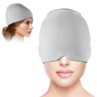 Gorro De Gel Anti Migraña - Plomo
