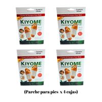 KIYOME Parches Desintoxicante para Pies caja de x 4 unidades