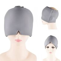 Gorro Terapéutico Estirable De Alivio De Migraña - Plomo
