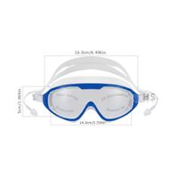 Lentes de Natación Antiempañante con Protección UV y Tapones de Oído Color Azul