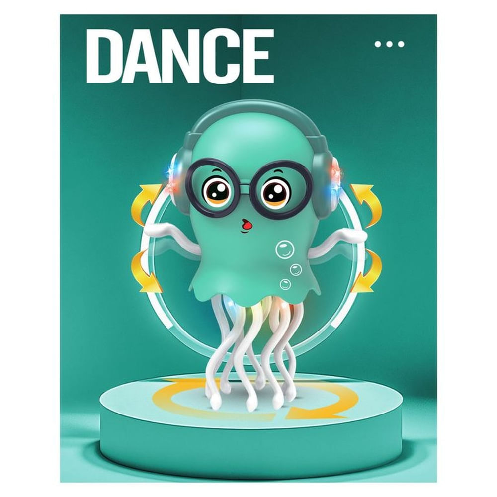 Pulpo Juguete Bailarín con luces Importado