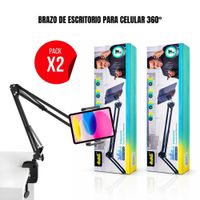Brazo De Escritorio Para Celular y Micrófono X2 unidades
