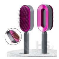 CEPILLO PARA PEINAR CABELLO CON BOTON DE FACIL LIMPIEZA