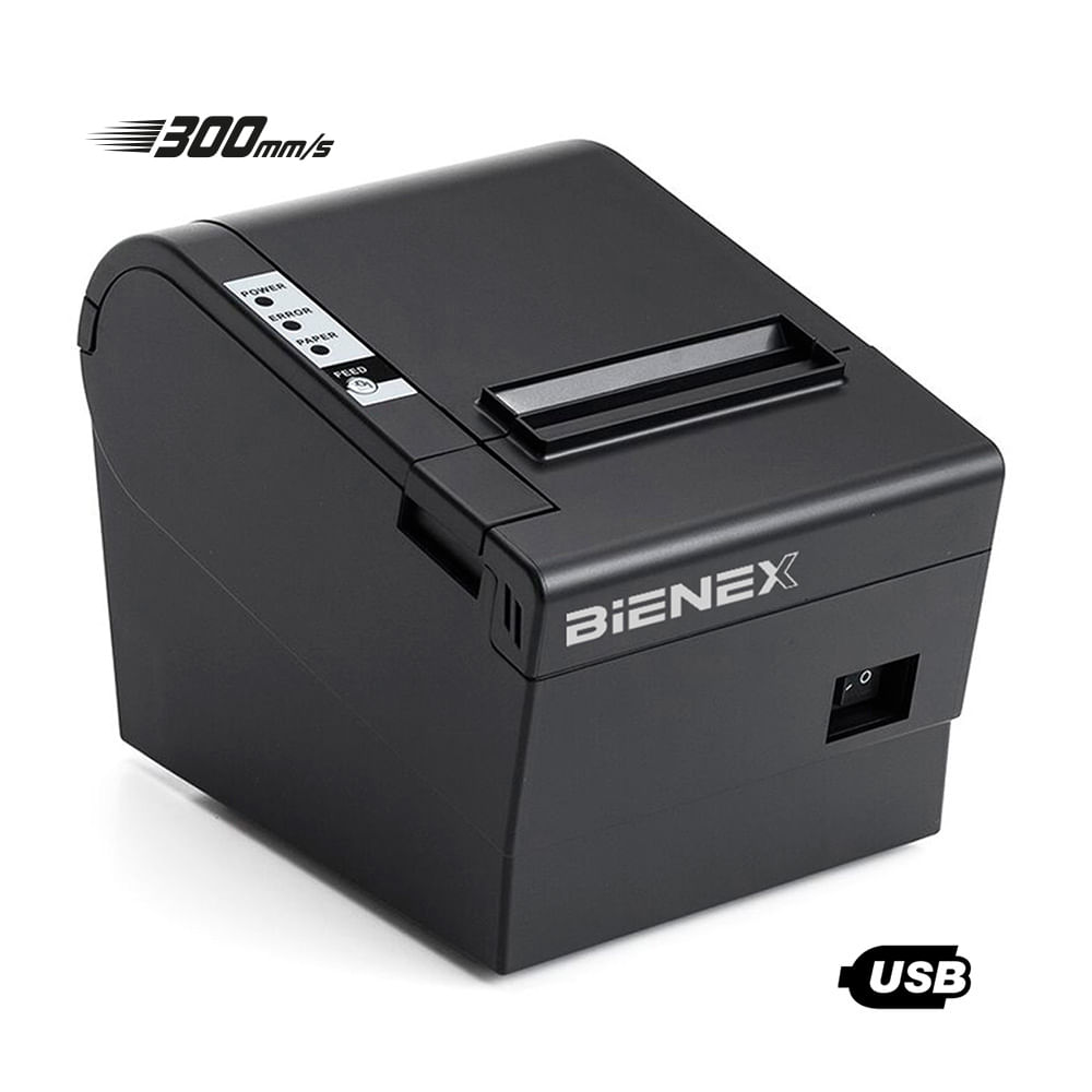 Impresora ticketera termica 80mm USB BIENEX