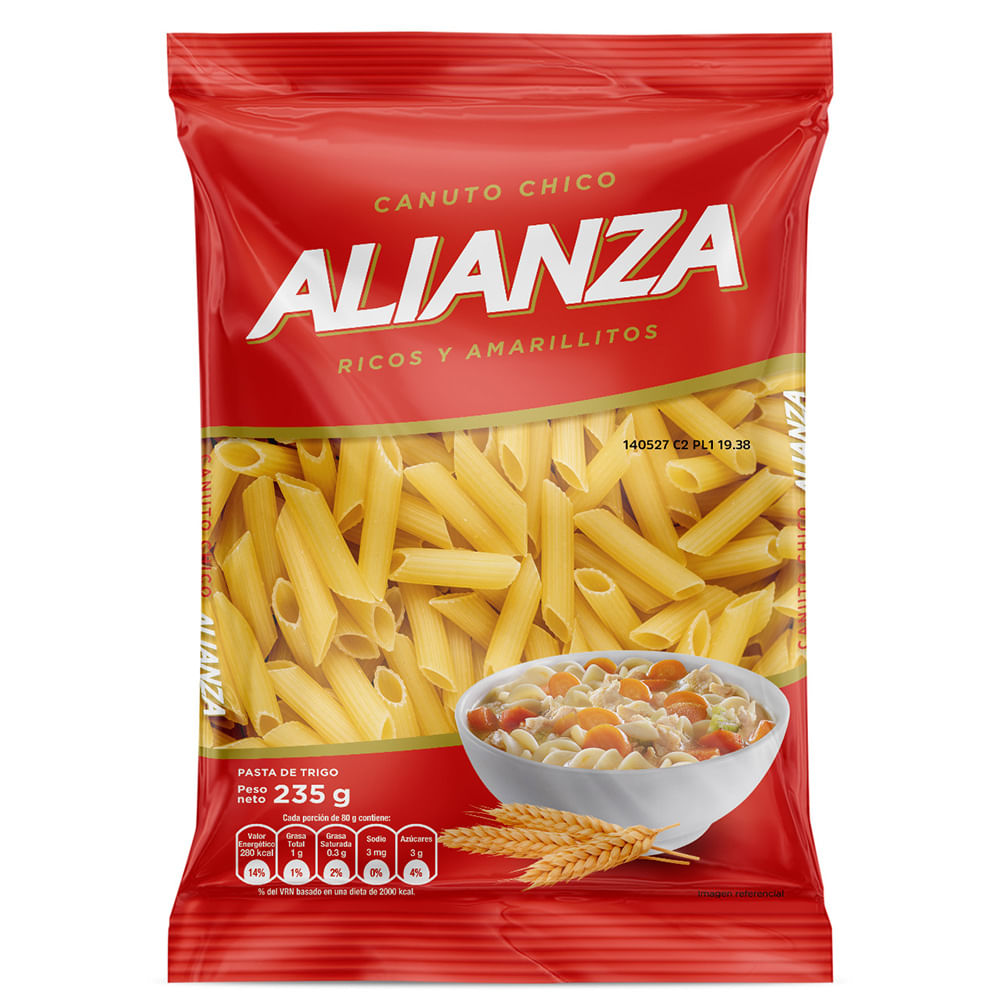 Fideos Canuto Chico ALIANZA Bolsa 235g