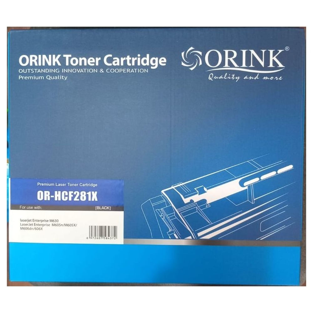 Tóner Compatible ORINK HCF281X -81X Rendimiento 25.000 Pág