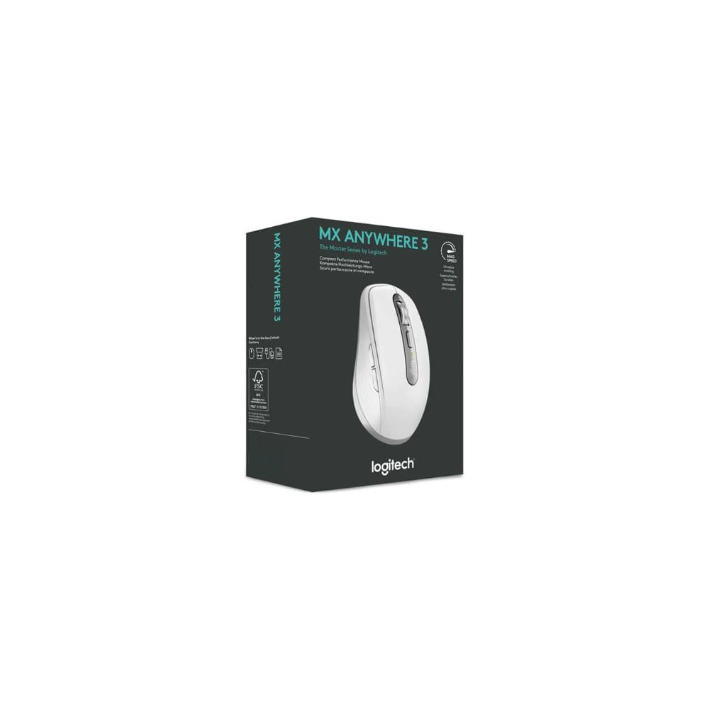 MOUSE LOGITECH MX ANYWHERE 3S BLUETOOTH PALE GREY 910-006933