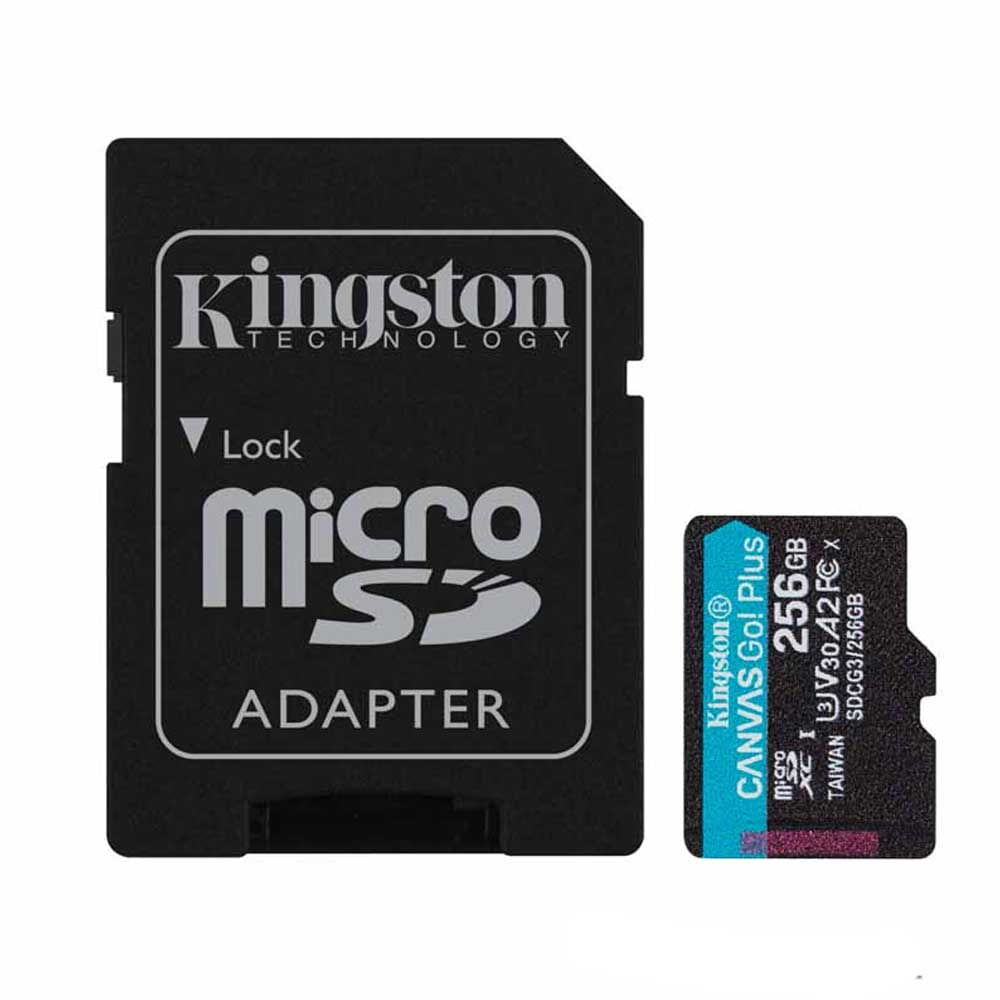 MEMORIA KINGSTON MICRO SD GO PLUS 256GB SDCS3 CLASE 10