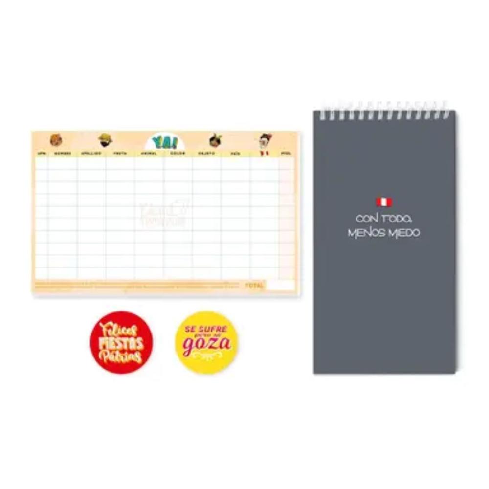 Pack de regalo Klads CTMM libreta tutti frutti stickers