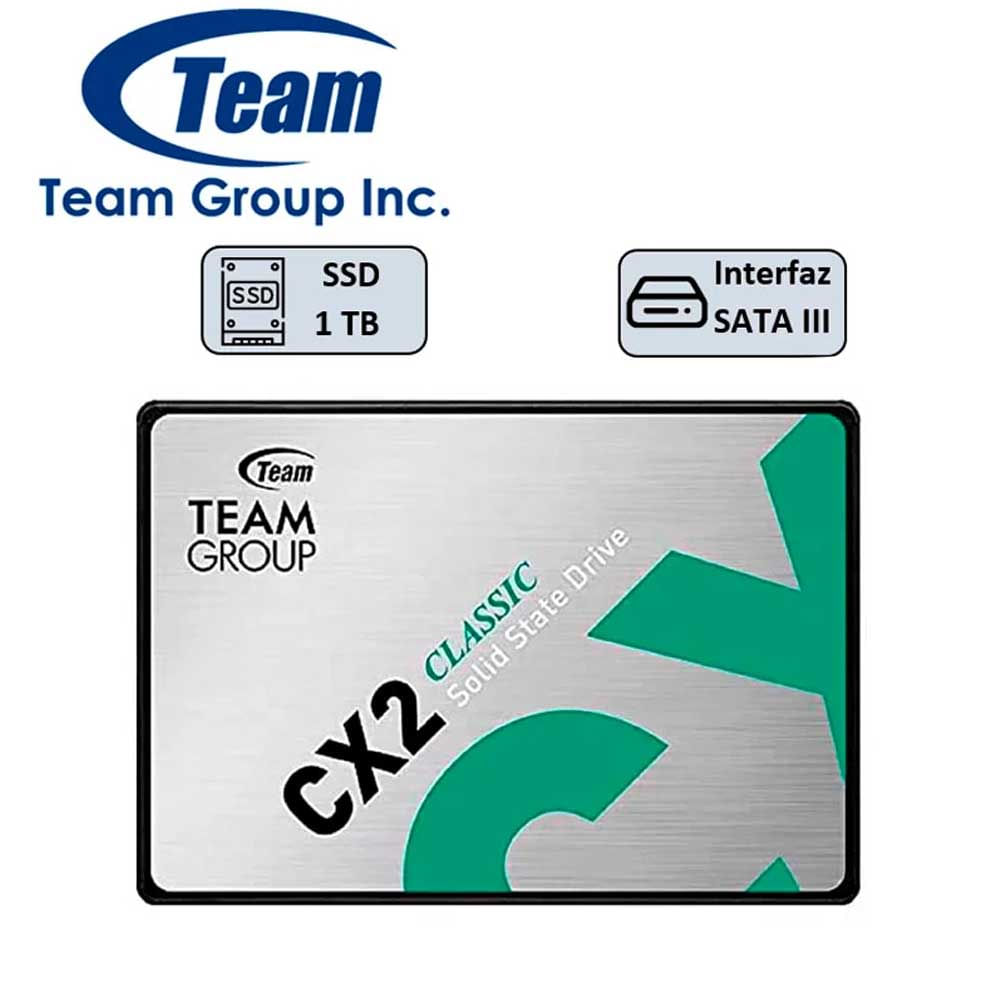 DISCO SOLIDO TEAM GROUP CX2 1TB SATA 2.5