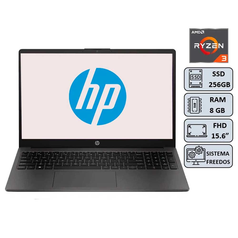 LAPTOP HP 255 G10 R3-7320U 8GB 256GB 15.6 FREEDOS