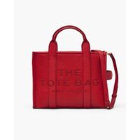 CARTERA MARC JACOBS THE LEATHER TOTE MEDIUM | TRUE RED