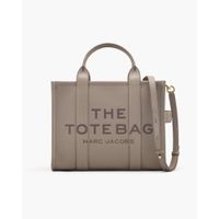 CARTERA MARC JACOBS THE LEATHER TOTE MEDIUM | CEMENTO